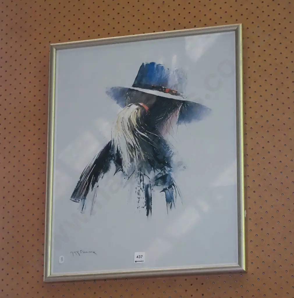 framed print - stock woman Image 1++