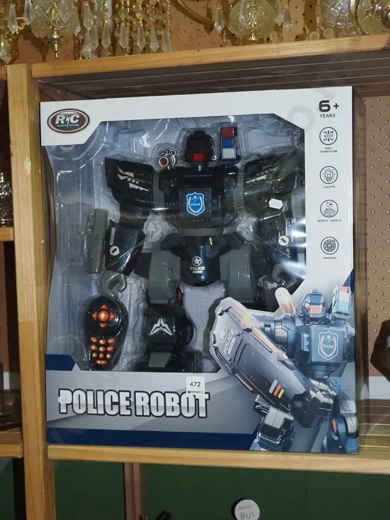 box; remote control police robot Image 1++