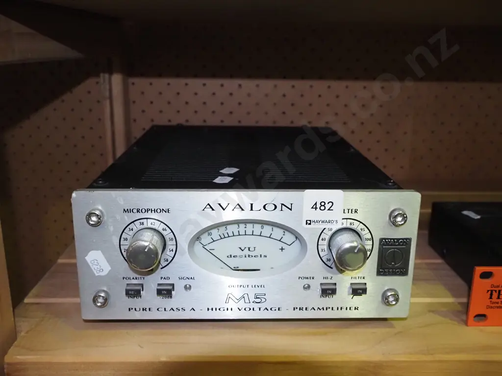 Avalon M5 high voltage studio mic pre-amp - no power supply, untested. AS IS NO RETURNS. Image 1++
