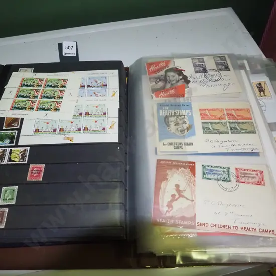 3 stamp albums