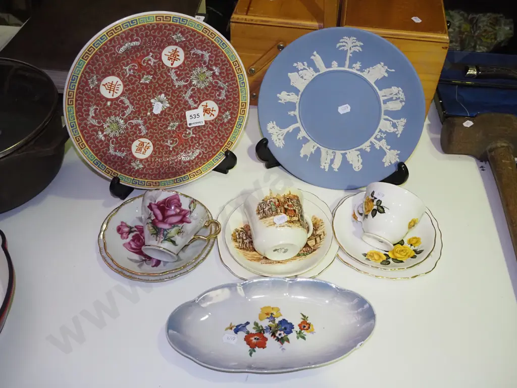 jasperware plate, Asian plate, trios etc Image 1++