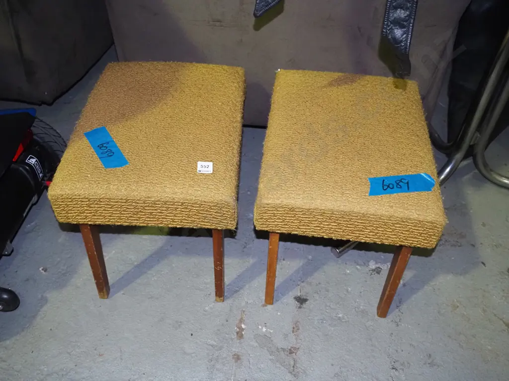 pair of matching footstools Image 1++
