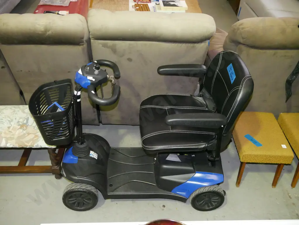 Invacare mobility scooter and charger - key in office Image 1++