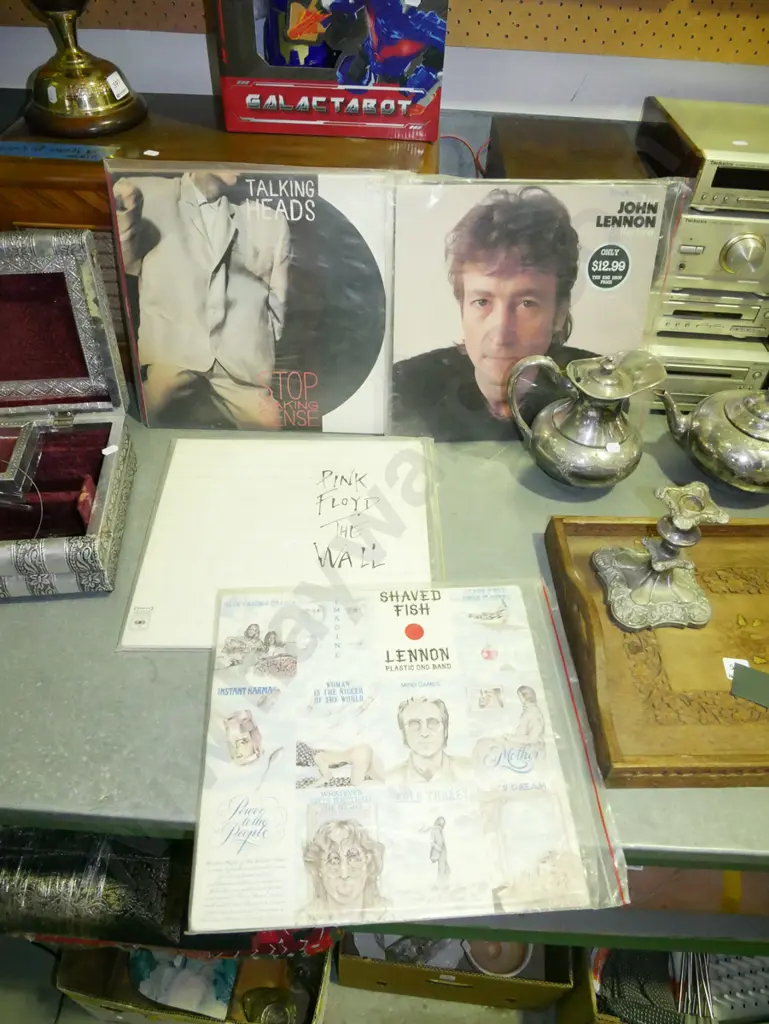 LPs; John Lennon, Pink Floyd, Talking Heads Image 1++