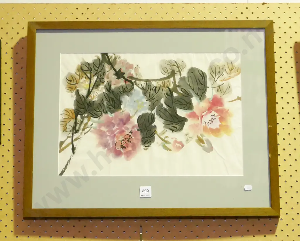 framed watercolour - flowers Image 1++
