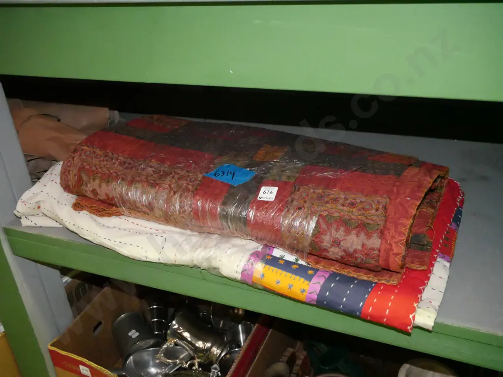 2 Indian patchwork bed covers Image 1++