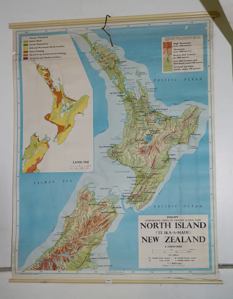 North Island old school map Image 1++