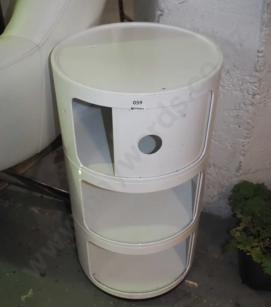 Mocka cylindrical cabinet/end table Image 1++