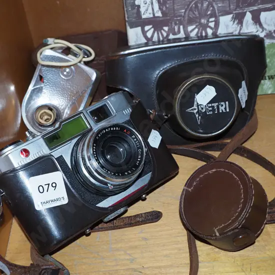 Petri 35mm camera with flash