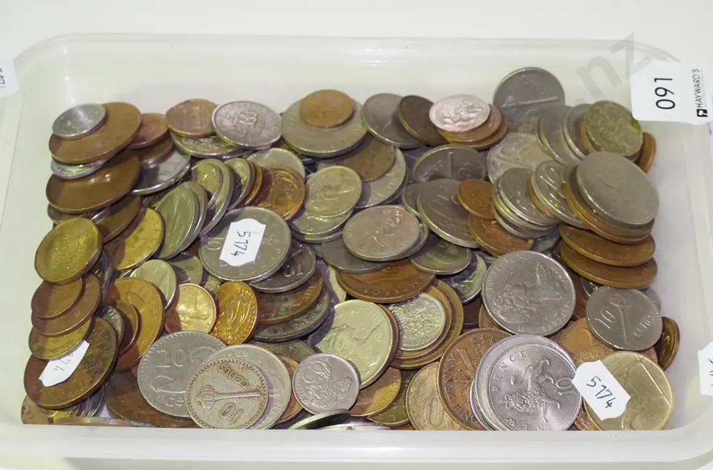 tray of coins Image 1++