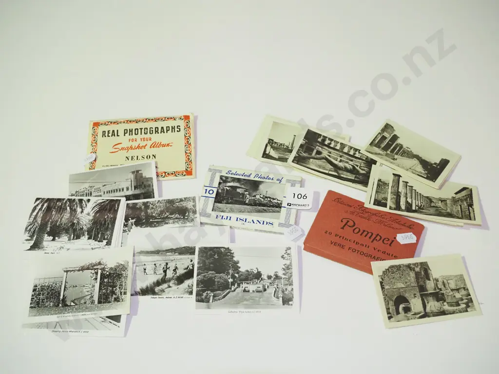 various miniature postcards and photographs Image 1++