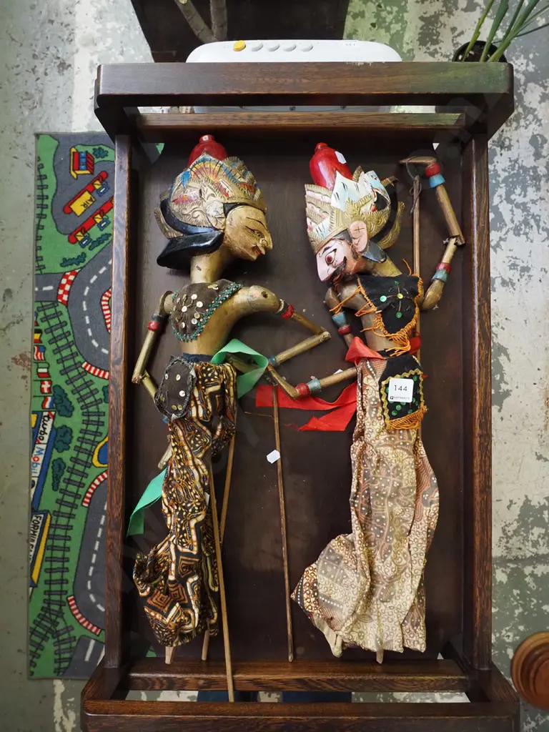2x Indonesian puppets Javan wayang goleks) Image 1++