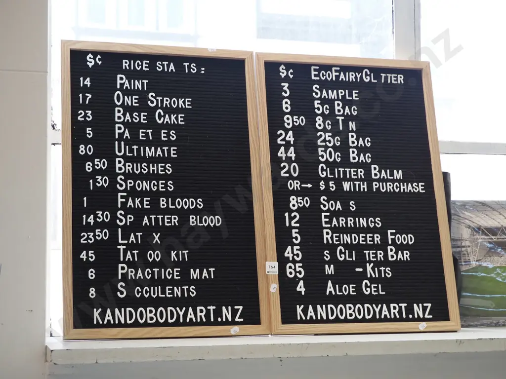 2x letter boards with additional letters and numbers Image 1++