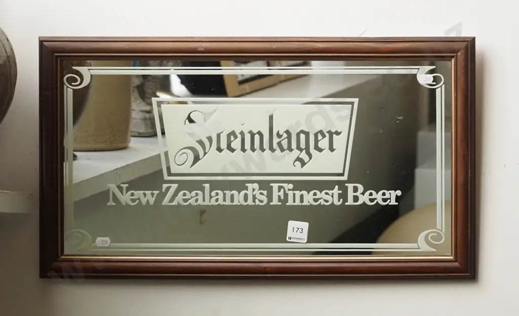 Steinlager advertising mirror Image 1++