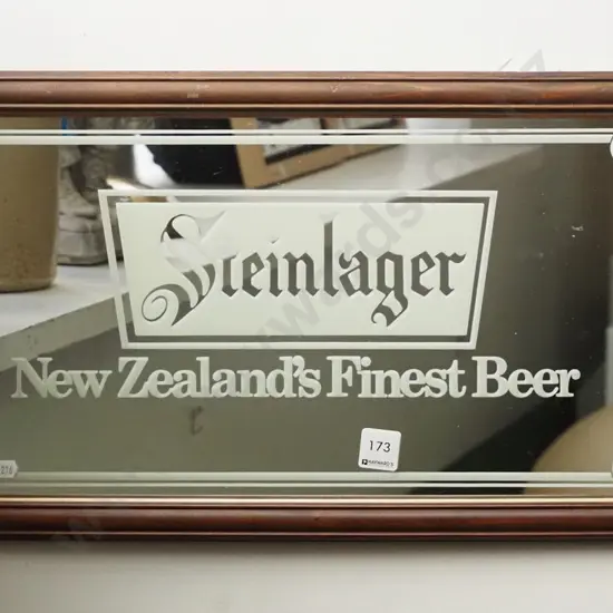 Steinlager advertising mirror