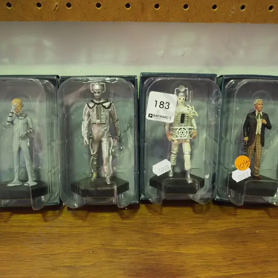 boxed Dr Who figurines