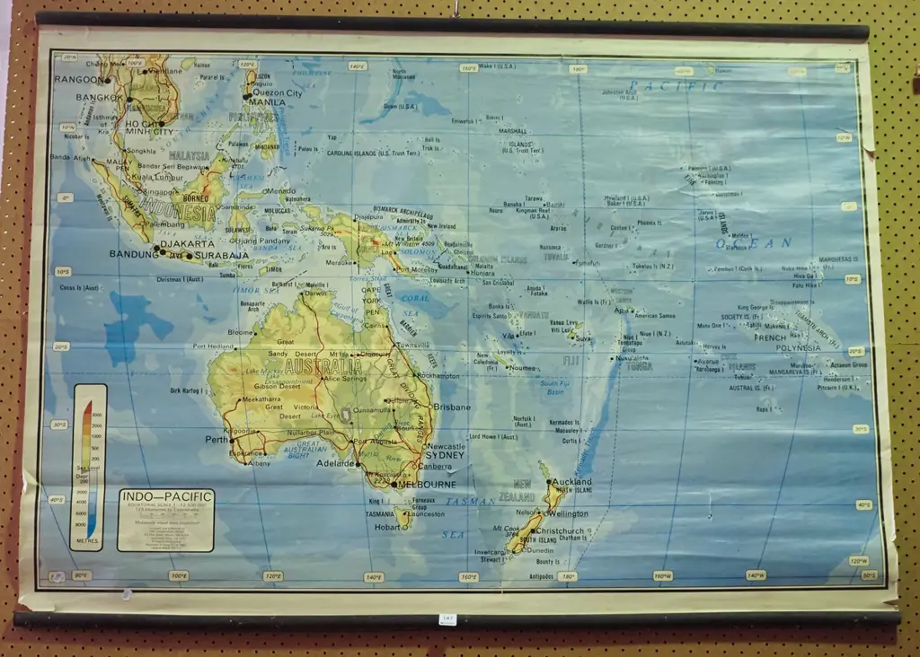 old school map - Pacific Ocean Image 1++