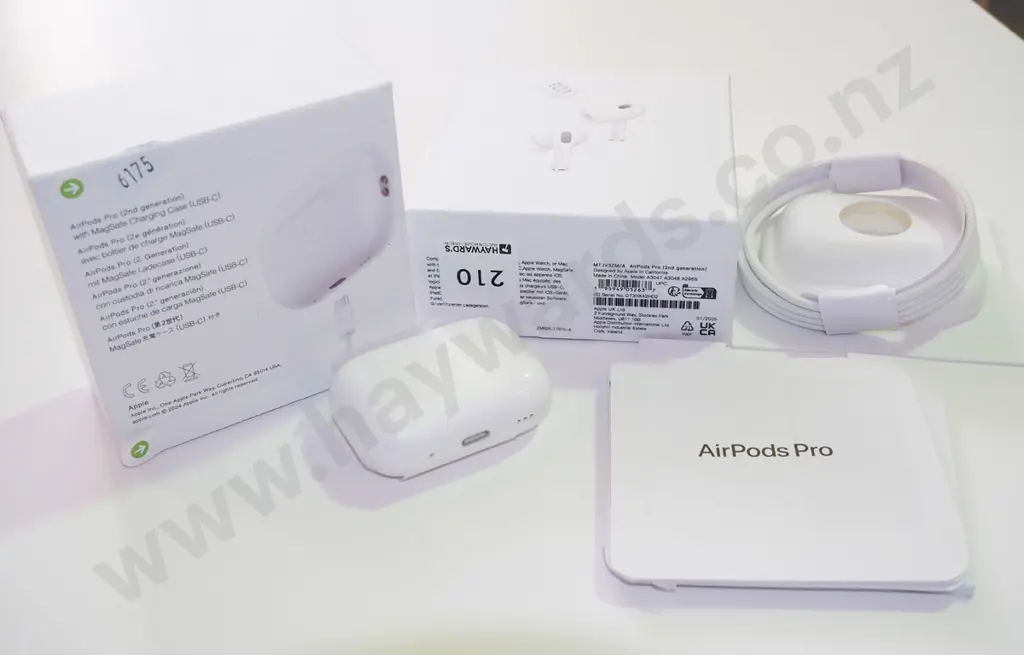 pair of  cased Apple airpod pro Image 1++