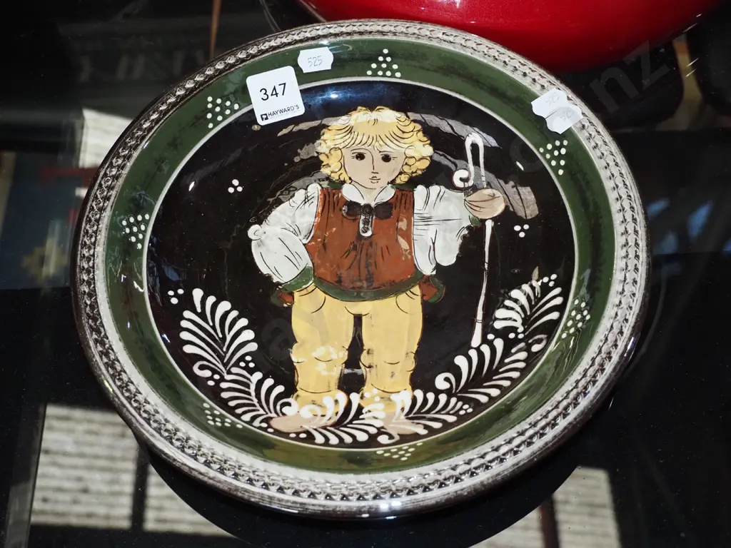 hand-painted German wall charger Image 1++