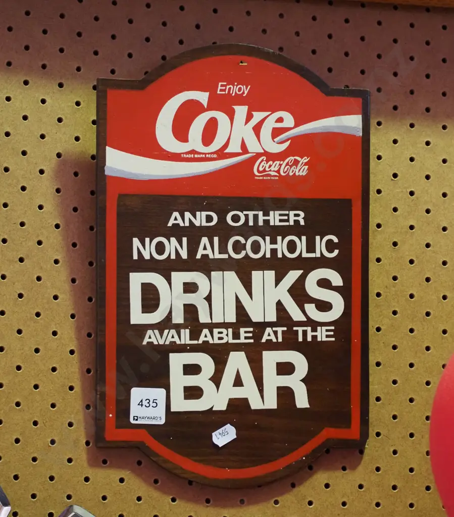 Coca Cola advertising print on board Image 1++