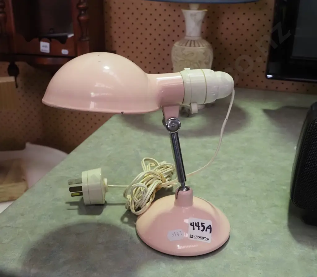 small metal bedside or clip on bed end lamp Image 1++