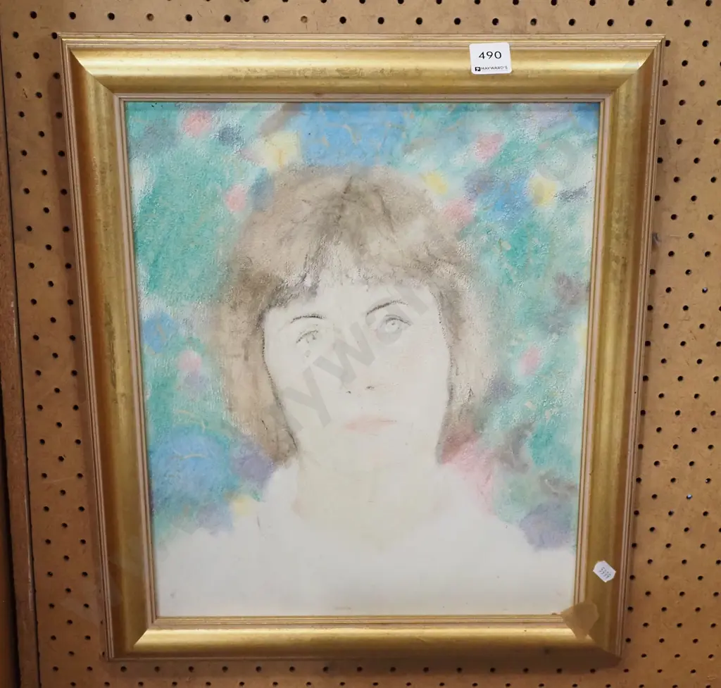 framed mixed media- portrait Image 1++