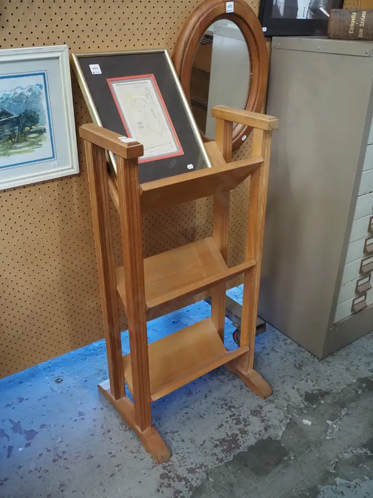 rimu bookcase H-860 Image 1++