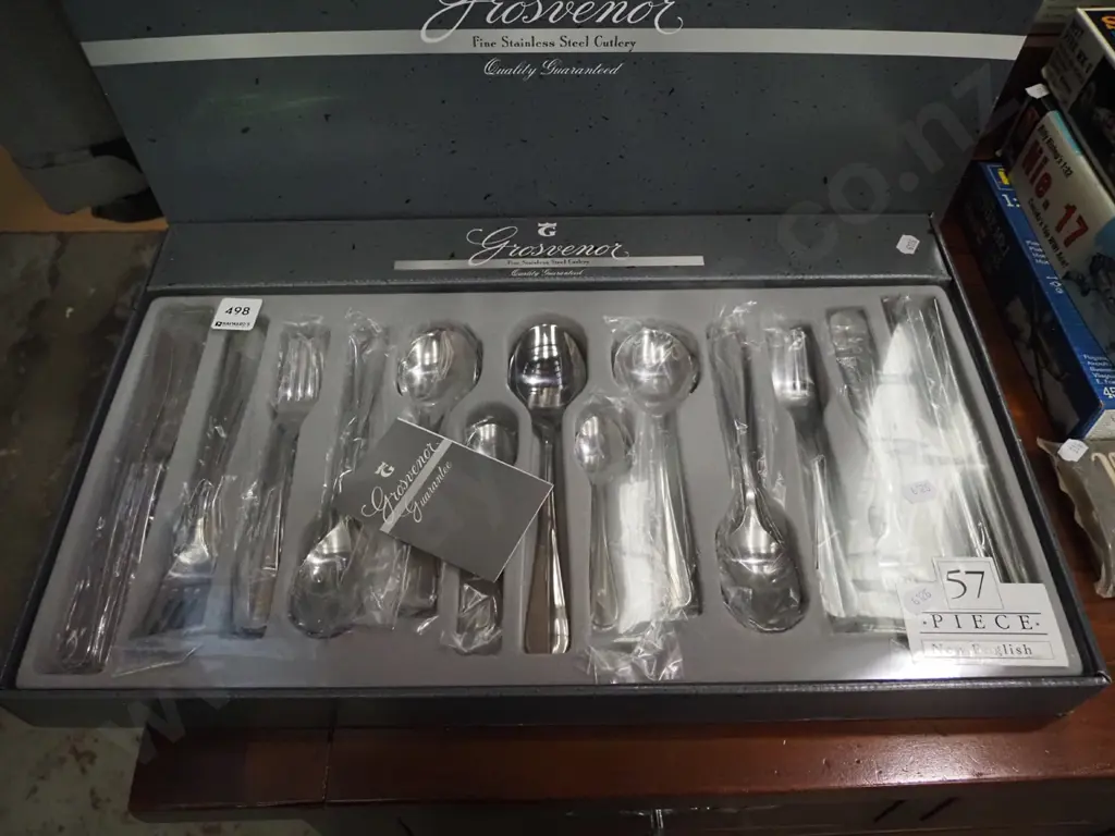 Grosvenor stainless steel cutlery - may be incomplete Image 1++