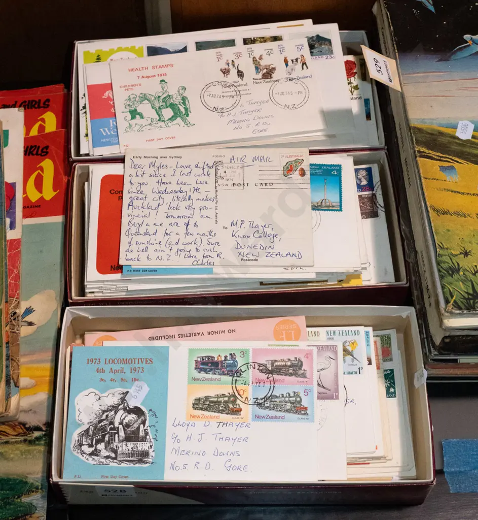 3x boxes of first day covers Image 1++
