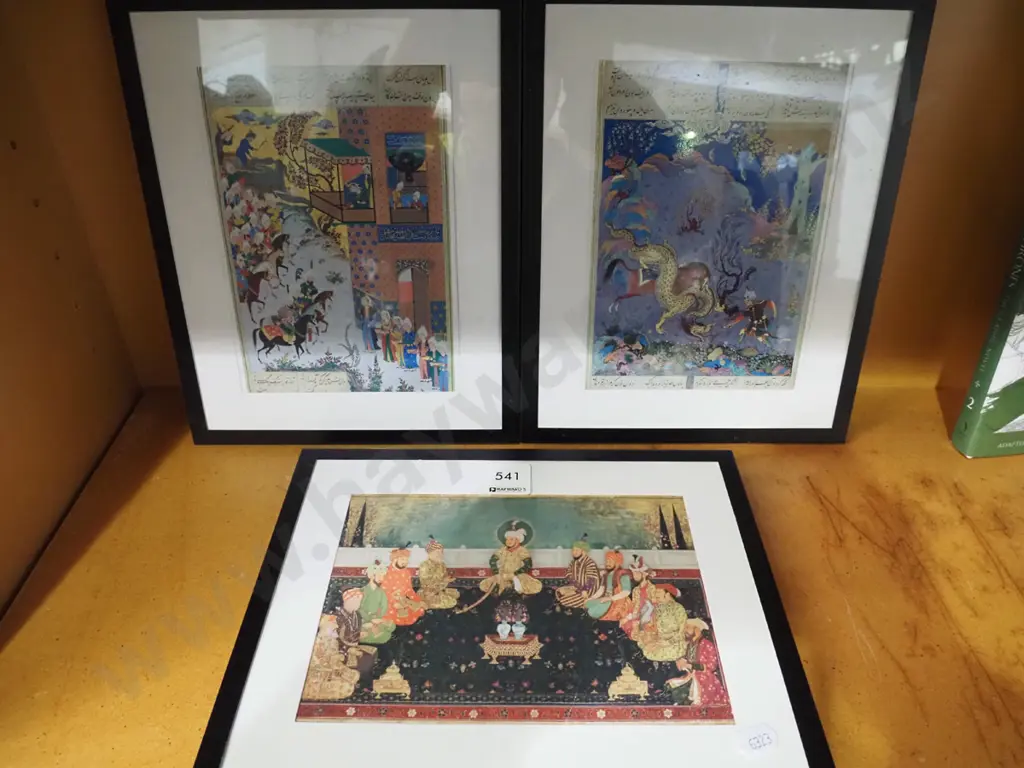 3x framed Persian prints Image 1++