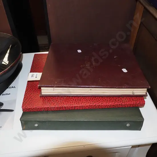 3x stamp albums