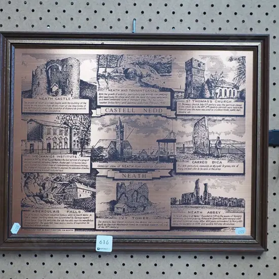 etched copper art 
