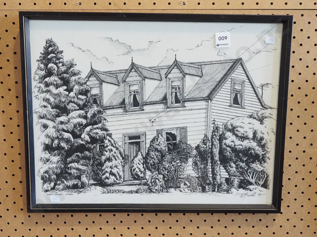 framed print - Gale's cottage Outram Image 1++