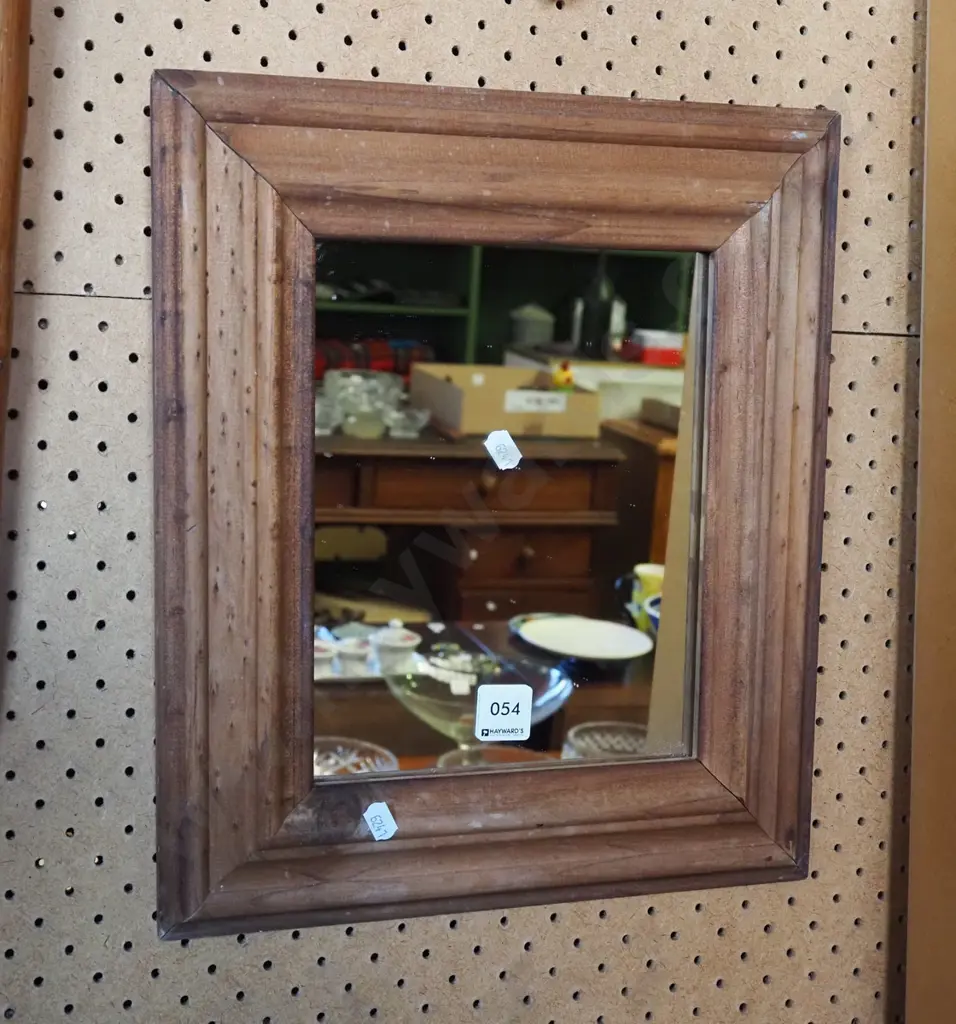 wood framed wall mirror Image 1++