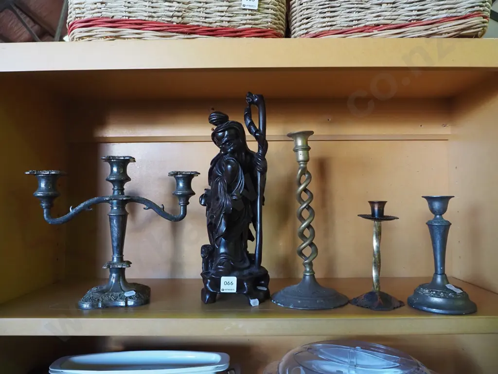 carved figurine, candlebra, candlesticks Image 1++