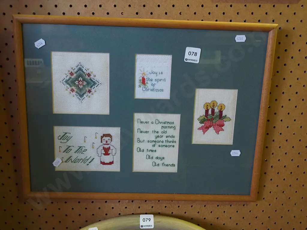 framed Christmas needleworks Image 1++