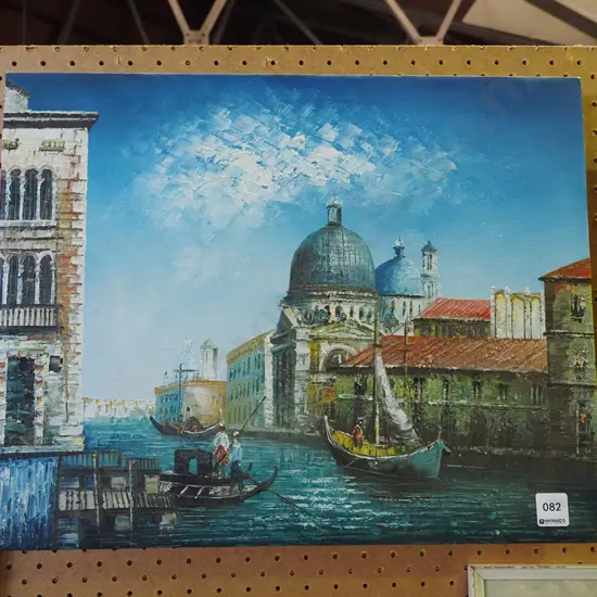 oil on boxed canvas - Venice