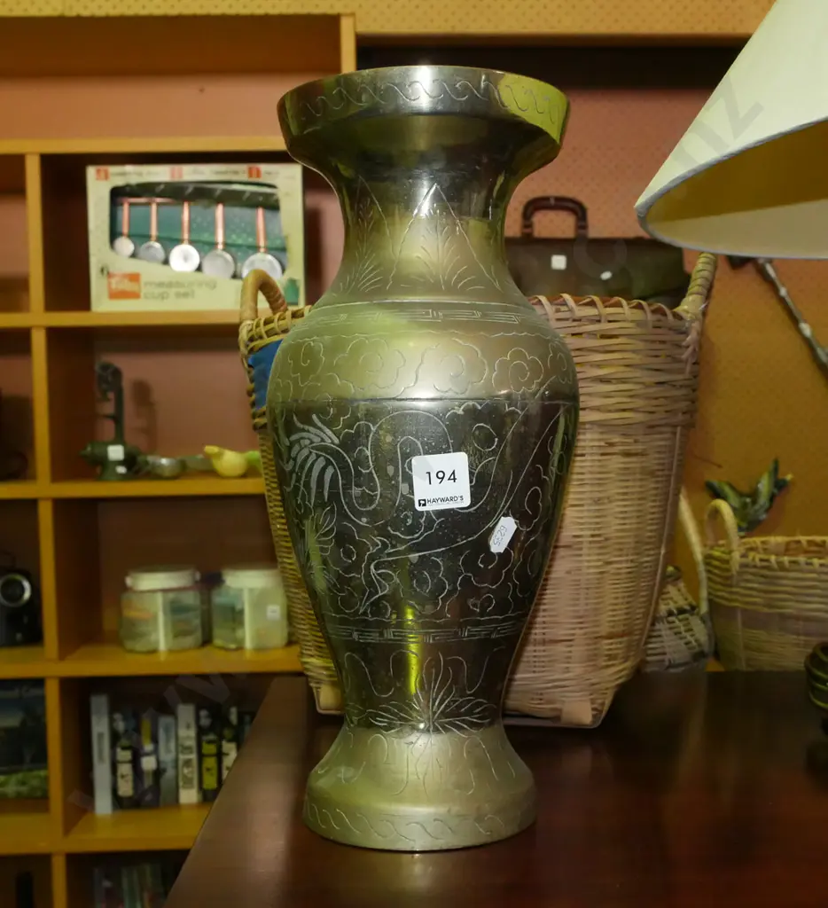 brass vase H-355 Image 1++