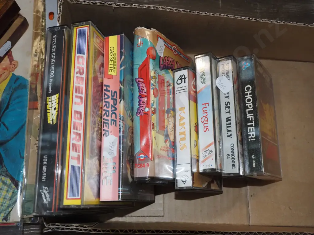 1980s Commodore games on tape cassette Image 1++
