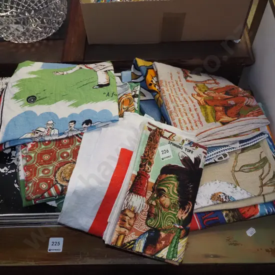 various tea towels