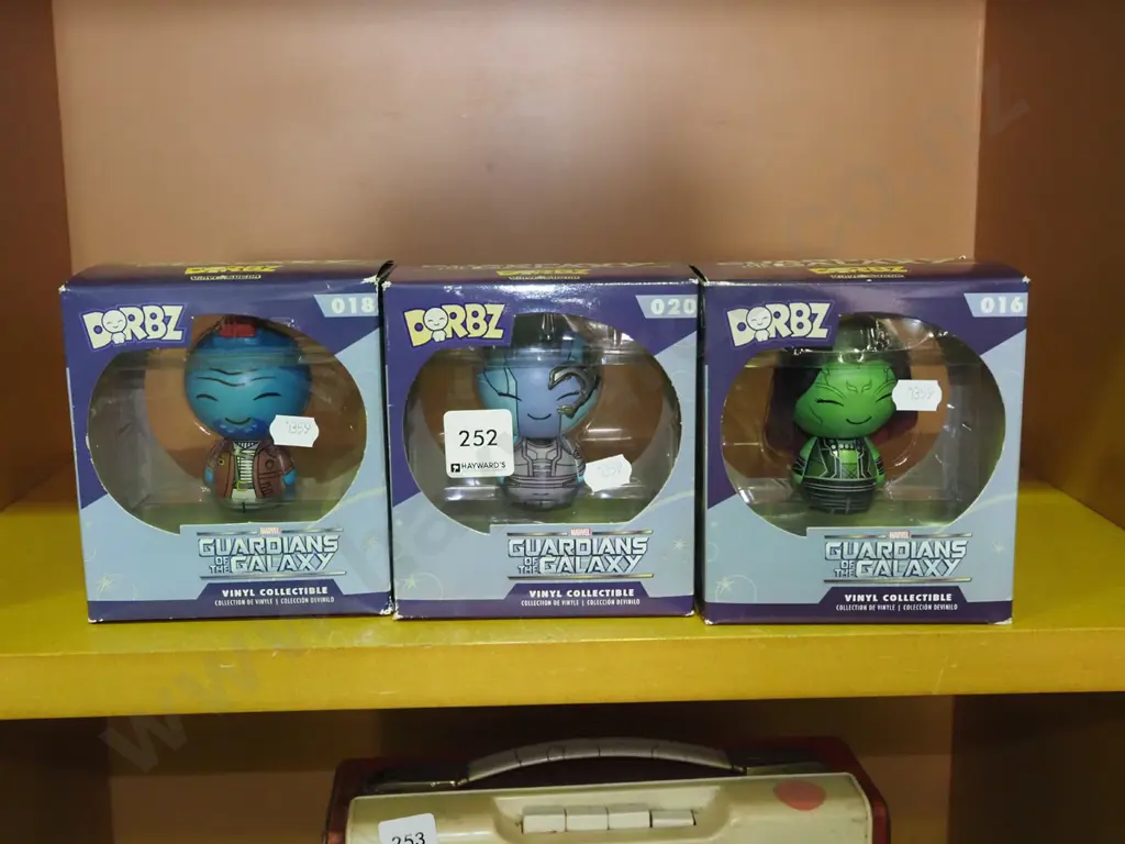 3x Dorbz Guardians of the Galaxy figurines Image 1++