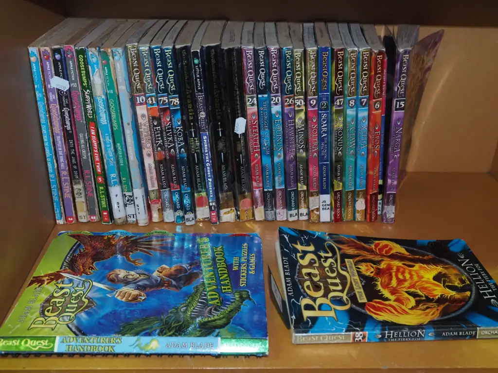 shelf of childrens books Image 1++