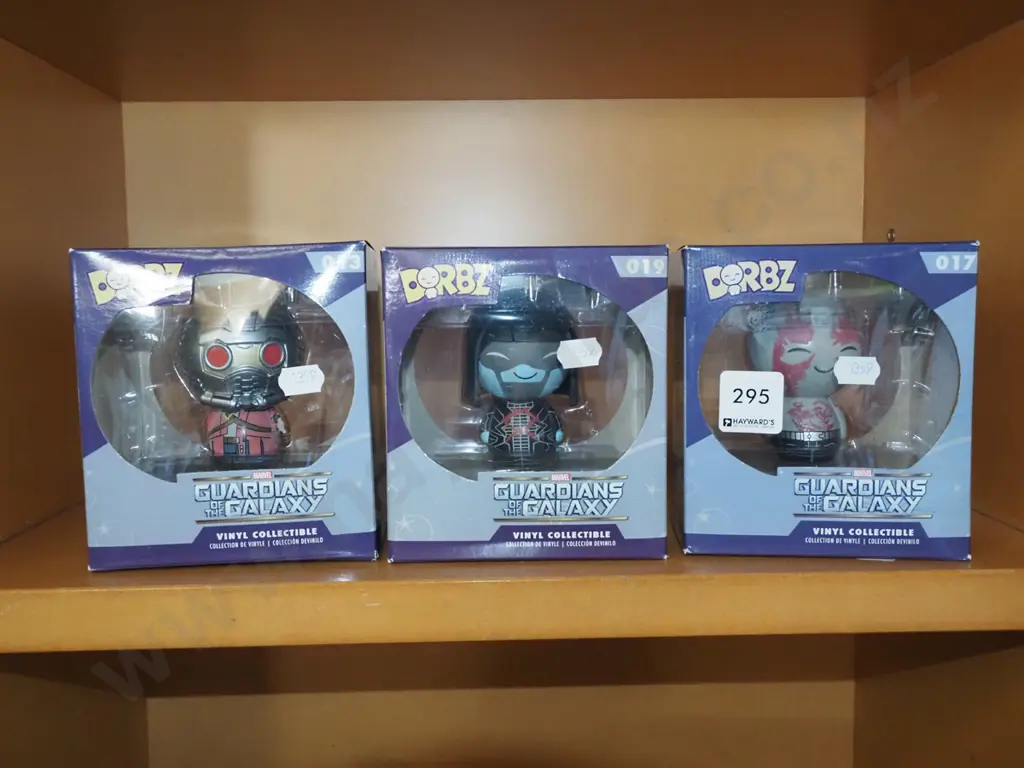 3x Dorbz Guardians of the Galaxy figurines Image 1++