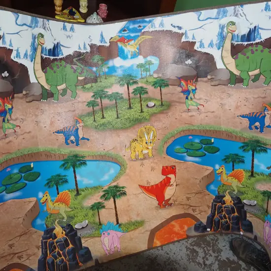 children's dinosaur themed play mat