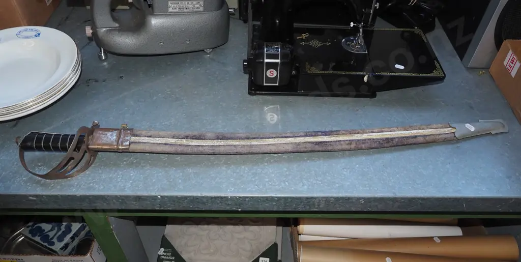 Indian ceremonial sword and sheath Image 1++