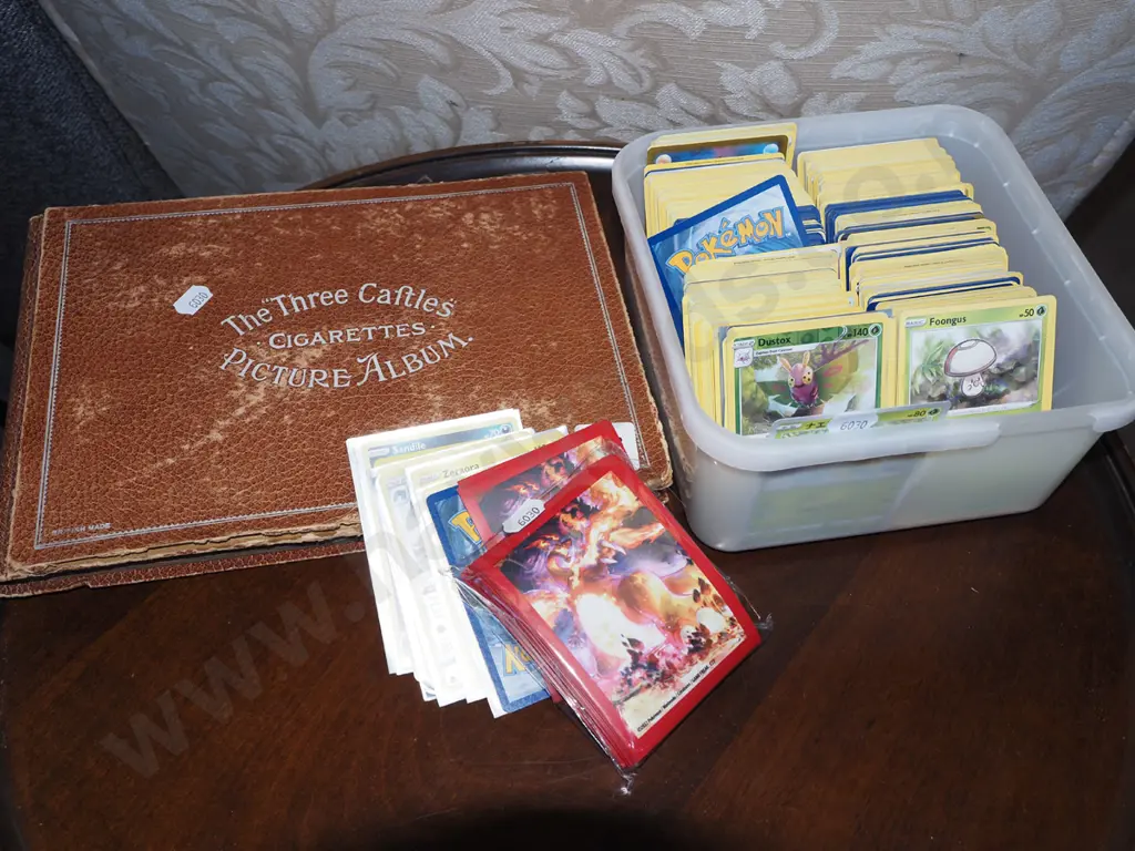 Pokemon cards, 3 Castle cigarette album Image 1++