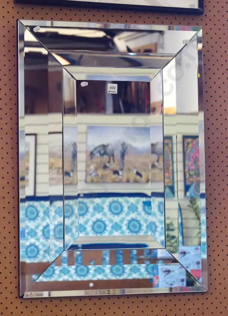 segmented wall mirror Image 1++
