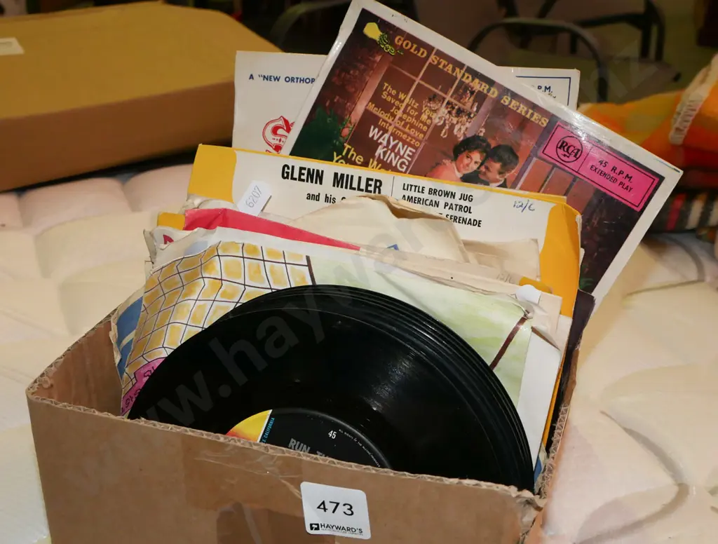 box of 45s Image 1++