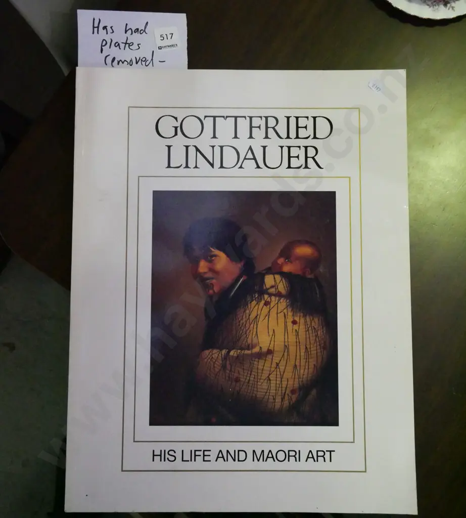 Gottfried Lindauer book - some plates removed Image 1++