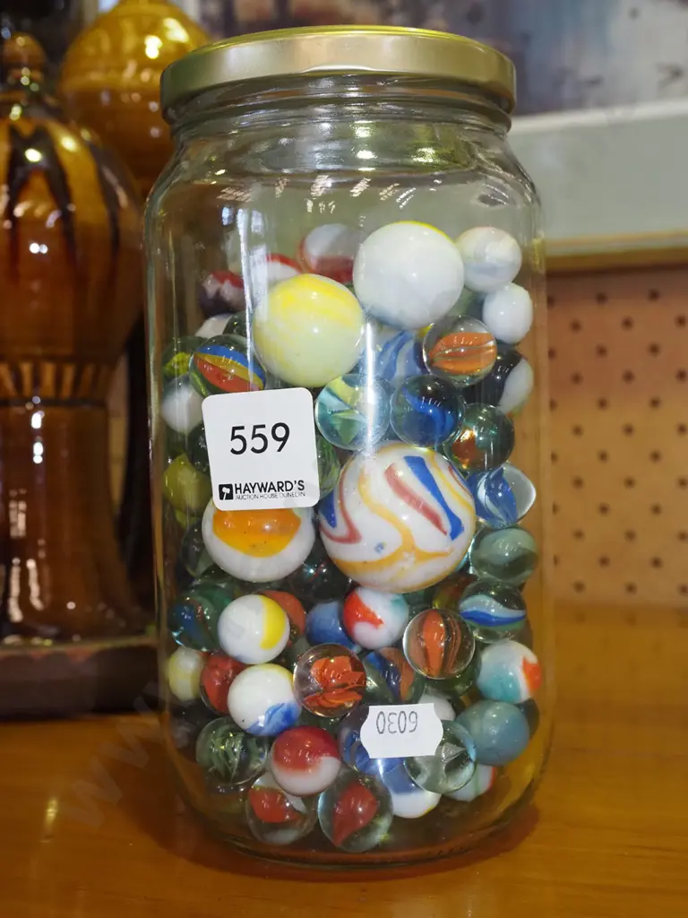 jar of marbles Image 1++